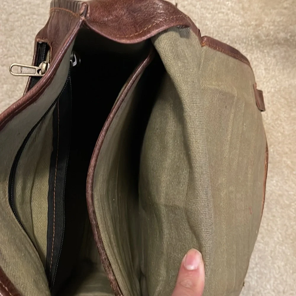 COPY - The Western leather backpack. Color brown and crafted pure leather mater…